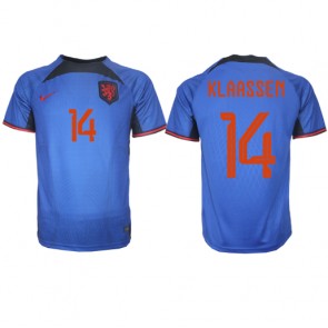 Holland Davy Klaassen #14 Replika Udebanetrøje VM 2022 Kortærmet